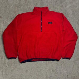 L.L. Bean Reed Quarterzip Fleece size M